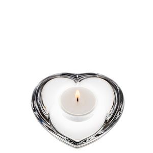 Gorgeous Crystal Heart Votive by Orrefors Sweden